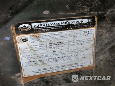 Zdjęcie 10 z 10 samochodu: 2021 CAN-AM MAVERICK X - UTILITY VEHICLE VIN:3JBVNAV49MK002209 - miniatura