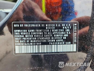 Zdjęcie 13 z 13 samochodu: 2018 VOLKSWAGEN JETTA S VIN:3VW2B7AJXJM231969 - miniatura