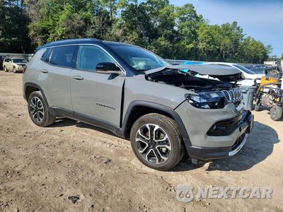 Czwarte zdjęcie samochodu z boku: 2022 JEEP COMPASS LIMITED VIN:3C4NJDCB8NT160967 - miniatura