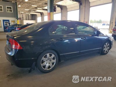 Trzecie zdjęcie samochodu z tyłu: 2008 HONDA CIVIC LX VIN:1HGFA16518L013576 - miniatura