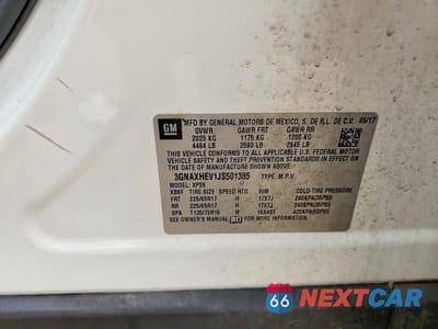 Zdjęcie 13 z 13 samochodu: 2018 CHEVROLET EQUINOX LS VIN:3GNAXHEV1JS501385 - miniatura