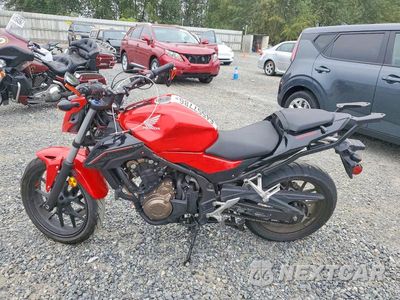 Trzecie zdjęcie samochodu z tyłu: 2017 HONDA CB500 F VIN:MLHPC4510H5400005 - miniatura