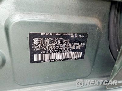 Zdjęcie 12 z 12 samochodu: 2015 SUBARU IMPREZA PREMIUM VIN:JF1GPAC66FH208447 - miniatura