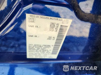Zdjęcie 12 z 12 samochodu: 2019 NISSAN ALTIMA S VIN:1N4BL4BV3KC191193 - miniatura