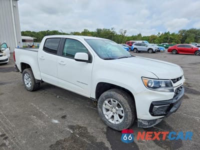 Czwarte zdjęcie samochodu z boku: 2021 CHEVROLET COLORADO LT VIN:1GCGSCEN6M1105950 - miniatura