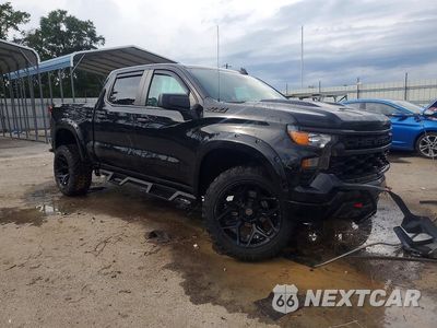 Czwarte zdjęcie samochodu z boku: 2024 CHEVROLET SILVERADO K1500 TRAIL BOSS CUSTOM VIN:3GCUDCED4RG184242 - miniatura