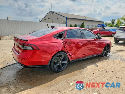 Trzecie zdjęcie samochodu z tyłu: 2024 HONDA ACCORD HYBRID SPORT-L VIN:1HGCY2F75RA042968 - miniatura