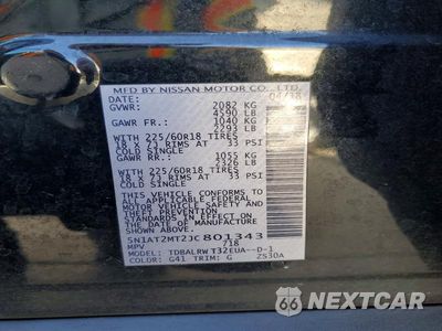 Zdjęcie 14 z 14 samochodu: 2018 NISSAN ROGUE SL VIN:5N1AT2MT2JC801343 - miniatura