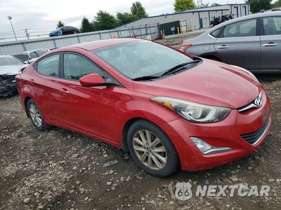 Czwarte zdjęcie samochodu z boku: 2014 HYUNDAI ELANTRA SE VIN:KMHDH4AE0EU174366 - miniatura