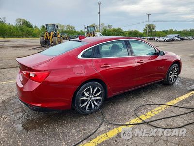 Trzecie zdjęcie samochodu z tyłu: 2018 CHEVROLET MALIBU LT VIN:1G1ZD5ST8JF207131 - miniatura