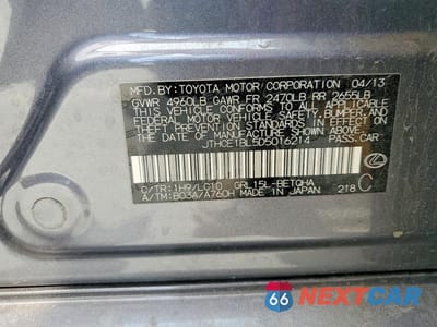 Zdjęcie 12 z 12 samochodu: 2013 LEXUS GS 350 VIN:JTHCE1BL5D5016214 - miniatura