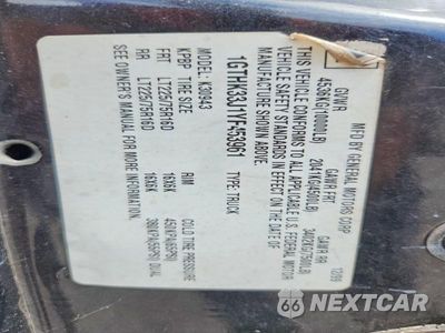 Zdjęcie 12 z 12 samochodu: 2000 GMC SIERRA K3500 VIN:1GTHK33J1YF453961 - miniatura