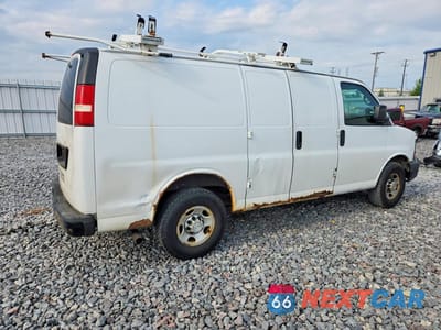 Trzecie zdjęcie samochodu z tyłu: 2014 CHEVROLET EXPRESS G2500 VIN:1GCWGFBA2E1199312 - miniatura
