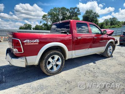 Trzecie zdjęcie samochodu z tyłu: 2012 DODGE RAM 1500 LARAMIE VIN:1C6RD7NT1CS215152 - miniatura