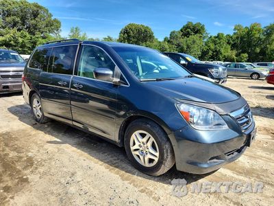 Czwarte zdjęcie samochodu z boku: 2006 HONDA ODYSSEY EXL VIN:5FNRL38606B434373 - miniatura