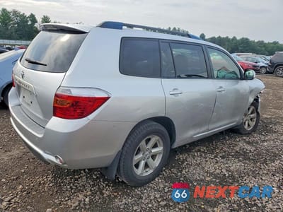 Trzecie zdjęcie samochodu z tyłu: 2009 TOYOTA HIGHLANDER BASE VIN:JTEDA41A392006336 - miniatura