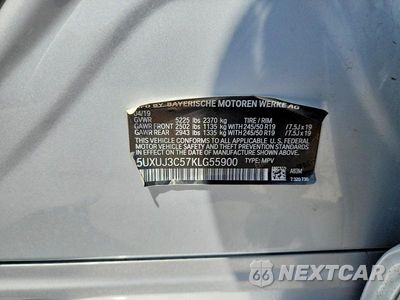 Zdjęcie 14 z 14 samochodu: 2019 BMW X4 XDRIVE30I VIN:5UXUJ3C57KLG55900 - miniatura