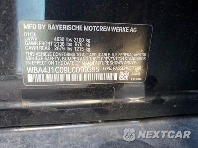 Zdjęcie 12 z 12 samochodu: 2020 BMW 430I GRAN COUPE VIN:WBA4J1C09LCD99395 - miniatura