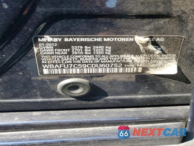 Zdjęcie 12 z 12 samochodu: 2012 BMW 535 XI VIN:WBAFU7C59CDU60752 - miniatura