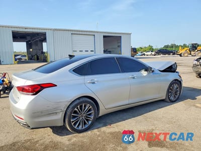Trzecie zdjęcie samochodu z tyłu: 2017 GENESIS G80 3.8 VIN:KMHGN4JE6HU180814 - miniatura