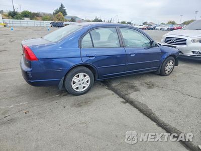 Trzecie zdjęcie samochodu z tyłu: 2003 HONDA CIVIC LX VIN:2HGES16523H585898 - miniatura