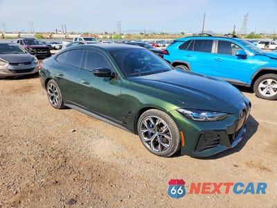 Czwarte zdjęcie samochodu z boku: 2023 BMW I4 EDRIVE 40 VIN:WBY73AW0XPFR25023 - miniatura