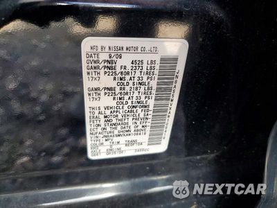 Zdjęcie 13 z 13 samochodu: 2010 NISSAN ROGUE S VIN:JN8AS5MVXAW108419 - miniatura