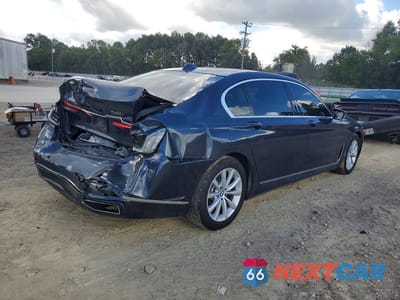 Trzecie zdjęcie samochodu z tyłu: 2020 BMW 740 I VIN:WBA7T2C08LGL18051 - miniatura