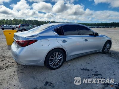 Trzecie zdjęcie samochodu z tyłu: 2018 INFINITI Q50 3.0T LUXE VIN:JN1EV7ARXJM430970 - miniatura