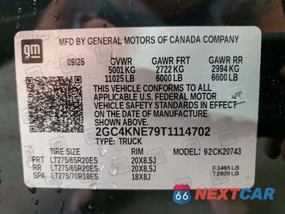 Zdjęcie 12 z 12 samochodu: 2026 CHEVROLET SILVERADO K2500 HEAVY DUTY LT VIN:2GC4KNE79T1114702 - miniatura