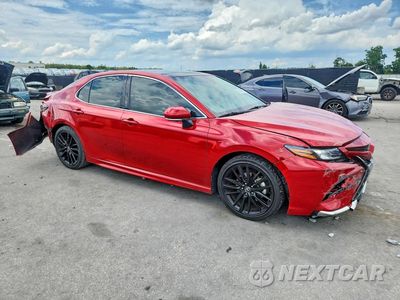 Czwarte zdjęcie samochodu z boku: 2022 TOYOTA CAMRY XSE VIN:4T1K61AK4NU074000 - miniatura