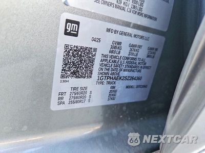 Zdjęcie 12 z 12 samochodu: 2025 GMC SIERRA C1500 VIN:1GTPHAEK2SZ264360 - miniatura