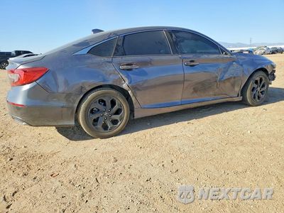 Trzecie zdjęcie samochodu z tyłu: 2019 HONDA ACCORD LX VIN:1HGCV1F1XKA044574 - miniatura
