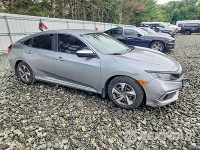 Czwarte zdjęcie samochodu z boku: 2021 HONDA CIVIC LX VIN:19XFC2F68ME000723 - miniatura