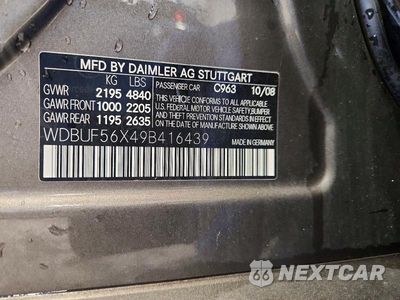 Zdjęcie 12 z 12 samochodu: 2009 MERCEDES-BENZ E 350 VIN:WDBUF56X49B416439 - miniatura