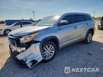 2014 TOYOTA HIGHLANDER LE 5TDZARFH9ES006356 - główne zdjęcie licytacji z USA - miniatura