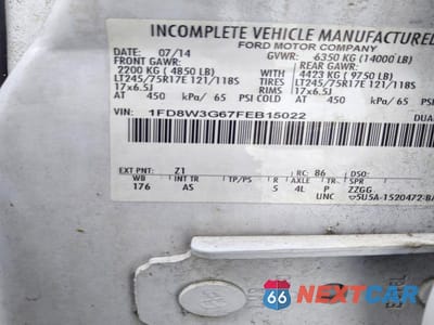 Zdjęcie 12 z 12 samochodu: 2015 FORD F350 SUPER DUTY VIN:1FD8W3G67FEB15022 - miniatura