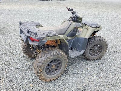 Czwarte zdjęcie samochodu z boku: 2021 POLARIS SPORSTMAN 850 ATV VIN:4XASXA857MB778629 - miniatura