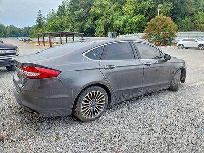 Trzecie zdjęcie samochodu z tyłu: 2017 FORD FUSION SE VIN:3FA6P0H99HR150246 - miniatura