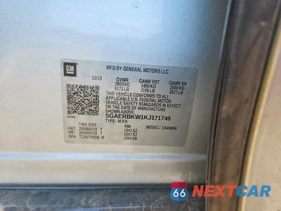 Zdjęcie 12 z 12 samochodu: 2019 BUICK ENCLAVE ESSENCE VIN:5GAERBKW1KJ171749 - miniatura