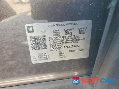 Zdjęcie 13 z 13 samochodu: 2020 GMC ACADIA SLE VIN:1GKKNKLA7LZ165722 - miniatura