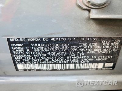 Zdjęcie 12 z 12 samochodu: 2025 HONDA HR-V SPORT VIN:3CZRZ1H59SM746962 - miniatura