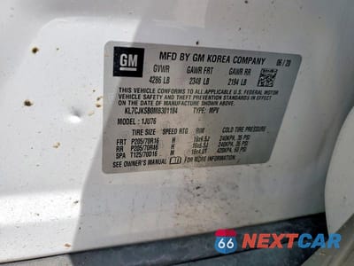 Zdjęcie 13 z 13 samochodu: 2021 CHEVROLET TRAX LS VIN:KL7CJKSB0MB301184 - miniatura