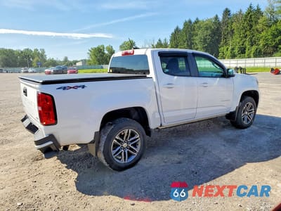 Trzecie zdjęcie samochodu z tyłu: 2022 CHEVROLET COLORADO VIN:1GCGTBEN5N1150760 - miniatura