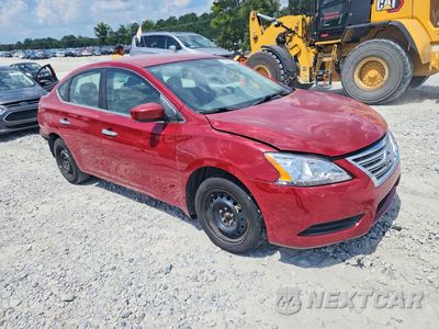Czwarte zdjęcie samochodu z boku: 2014 NISSAN SENTRA S VIN:3N1AB7APXEL692719 - miniatura