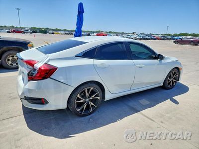 Trzecie zdjęcie samochodu z tyłu: 2020 HONDA CIVIC SPORT VIN:2HGFC2F87LH557385 - miniatura