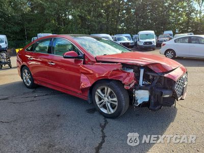 Czwarte zdjęcie samochodu z boku: 2019 HYUNDAI SONATA LIMITED VIN:5NPE34AF0KH813321 - miniatura