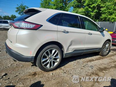 Trzecie zdjęcie samochodu z tyłu: 2017 FORD EDGE TITANIUM VIN:2FMPK4K91HBB15059 - miniatura