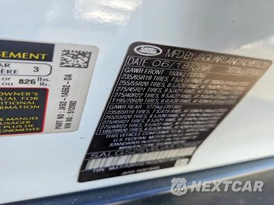 Zdjęcie 14 z 14 samochodu: 2018 LAND ROVER RANGE ROVER HSE VIN:SALGS2SV0JA512892 - miniatura