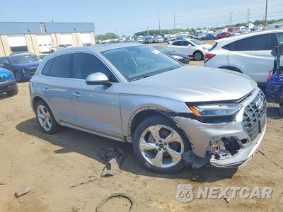 Czwarte zdjęcie samochodu z boku: 2021 AUDI Q5 PREMIUM PLUS VIN:WA1BAAFY4M2002685 - miniatura